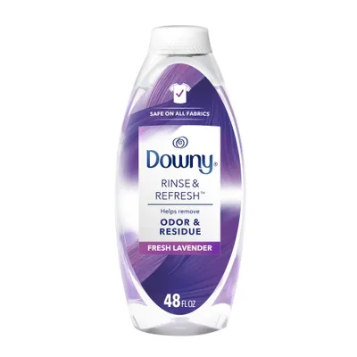 Downy Rinse & Refresh Laundry Odor Remover And Fabric Softener - Fresh Lavender - 48 fl oz