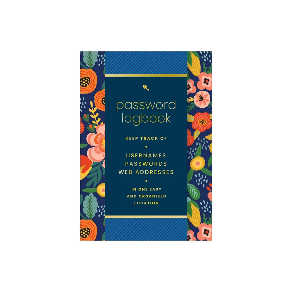 Password Logbook (hip Floral) - By Editors Of Rock Point