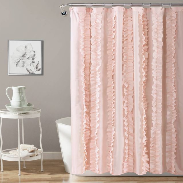 Belle Shower Curtain Blush - Lush Dcor