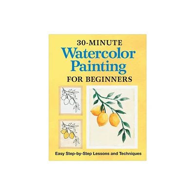 30-Minute Watercolor Painting for Beginners - by Rockridge Press (Paperback)