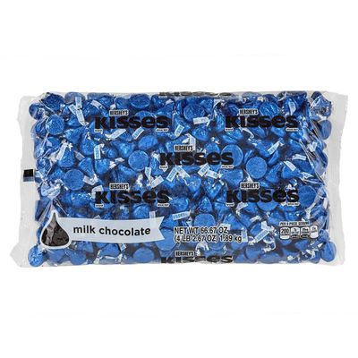 Kisses Dark Blue Milk Chocolates - 66.7oz