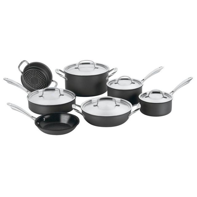 T-fal Fresh Simply Cook 12pc Ceramic Recycled Aluminum Cookware Set - Green