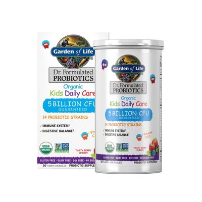 Kids Garden of Life Dr. Formulated Organic Probiotic Daily Chewables - Berry & Cherry - 30ct