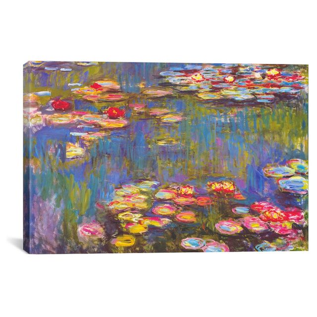 Water Lilies 1916 by Claude Monet Unframed Wall Canvas