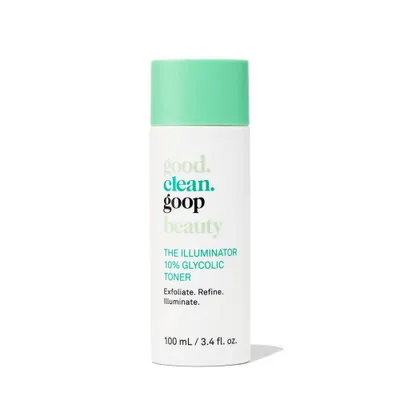 good.clean.goop beauty The Illuminator 10% Glycolic Toner with Kombucha Tea Ferment and Snow Mushroom Extract - 3.4 fl. oz.