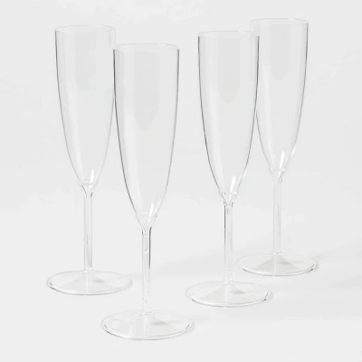 4ct New Years Eve Champagne Flutes - Spritz