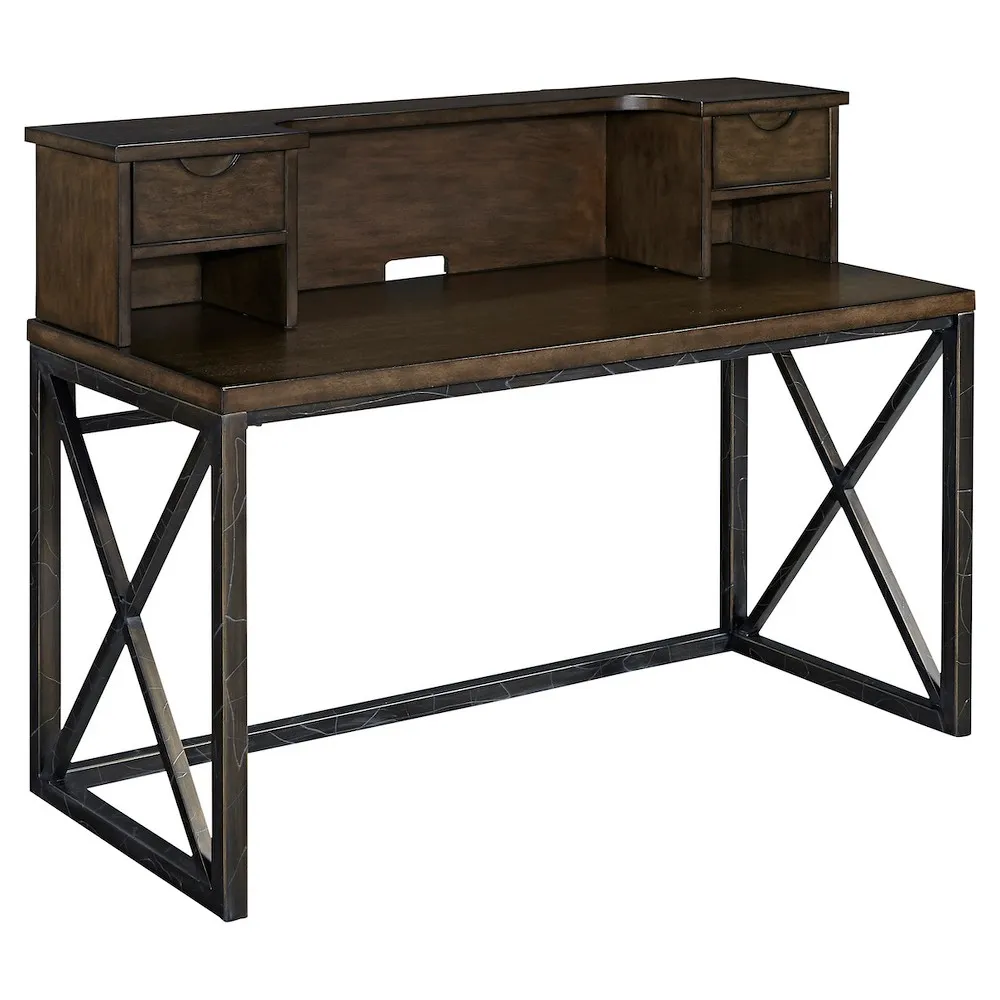 Home Styles Xcel Office Desk with Hutch Brown - Home Styles | Connecticut  Post Mall