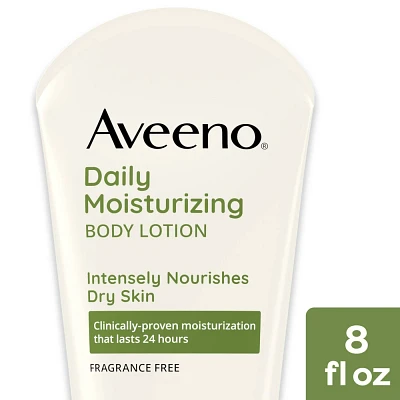 Aveeno Daily Moisturizing Lotion For Dry Skin, Fragrance Free, oz