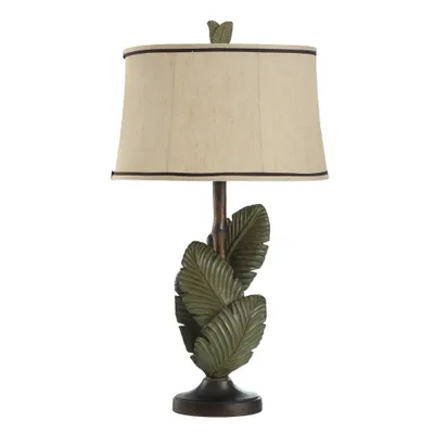 Islamadora Table Lamp Bronze Cloud - StyleCraft: Adjustable Height, Polyresin, Linen Shade, UL Listed