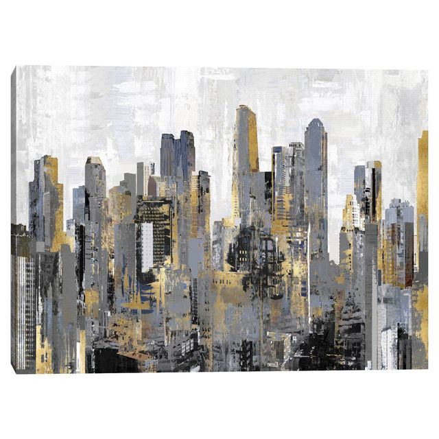 30 x 40 Urbana by Paul Duncan Canvas Art Print - Masterpiece Art Gallery: Modern Horizontal Cityscape, Unframed Decor