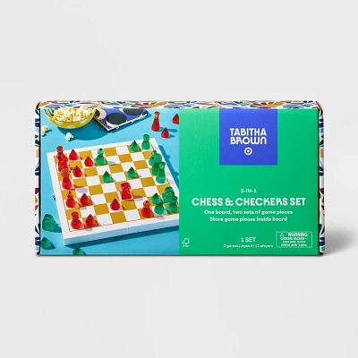 Chess & Checkers Game Set - Tabitha Brown for Target