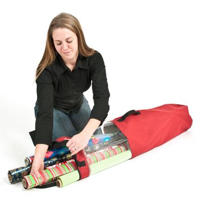 TreeKeeper Santas Wrapping Paper Storage Tube