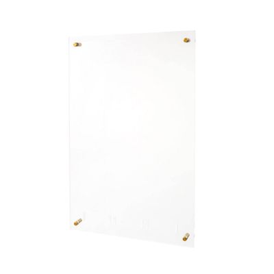 Acrylic Wall Memo Board - russell+hazel: Clear Desk & Wall Organizer, Office Supplies, 24 x 15.75 Acrylic Board