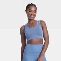 Women Seamle Medium Support Racerback Sport Bra