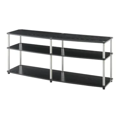 Designs2Go No Tools 3 Tier Wide TV Stand for TVs up to 65 - Home