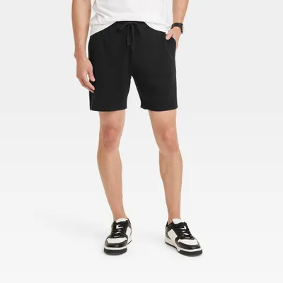 Mens 7 Elevated Knit Pull-On Shorts