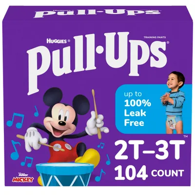 Pull-Ups Boys Learning Designs Training Pants Econ+ Pack - Size 2T-3T - 104ct