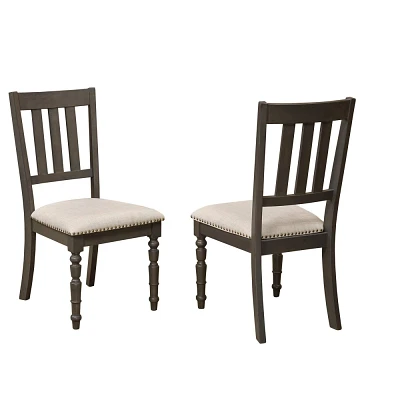 Brassex Set of 2 Claudia Dining Chairs Beige