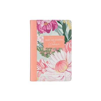 Devotional Quiet Time Moments for Women Faux Leather - (Leather Bound)