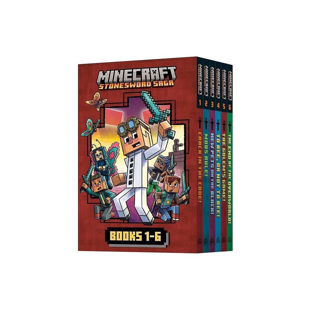 Random House Books for Young Readers Minecraft Stonesword Saga Chapter Book  Boxed Set (Minecraft Stonesword Saga) - by Nick Eliopulos (Mixed Media  Product) | The Market Place