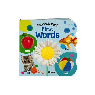 Touch & Feel First Words - by Rose Nestling (Board Book)