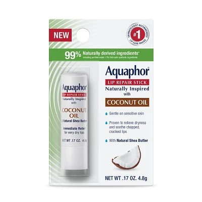 Aquaphor Lip Repair Stick For Immediate Relief - Coconut - 0.17oz