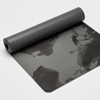 Swirl Print Yoga Mat 5mm Gray - All in Motion