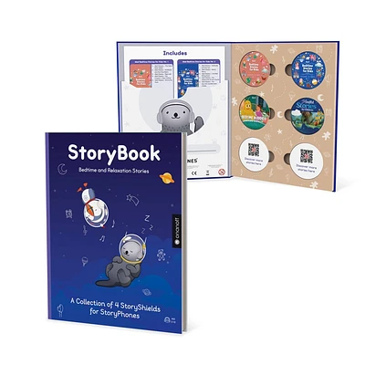 Bedtime StoryBook for StoryPhones with 4 Screen-Free Audio Disks