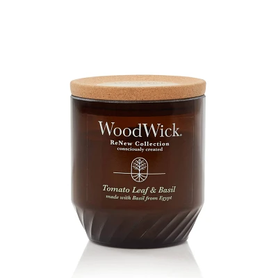 WoodWick 6oz Tomato Leaf and Basil ReNew Candle