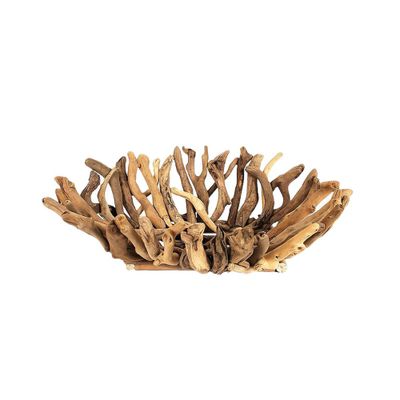 Storied Home Driftwood Tray - Handcrafted, Artisanal Centerpiece, Decorative Wood Platter, Nautical Decor