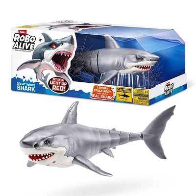 Robo Alive Great White Shark