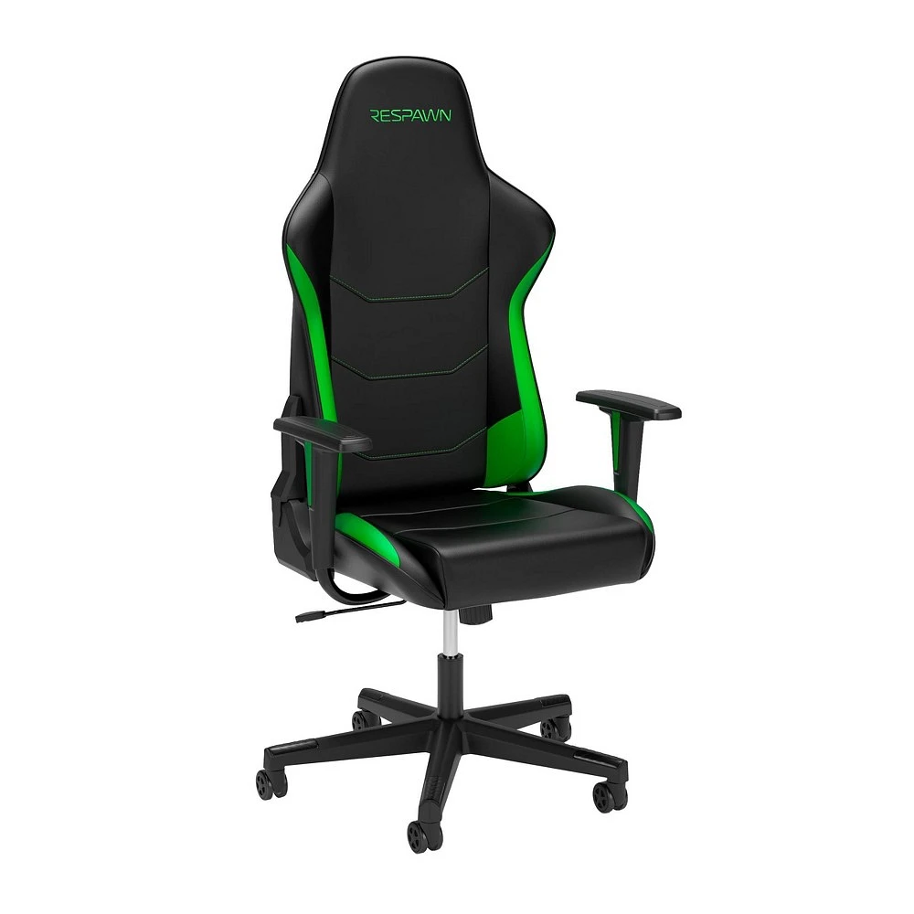 RESPAWN 110 Ergonomic Gaming Chair : Reclining, Swivel, Lumbar Support, PVC Upholstery