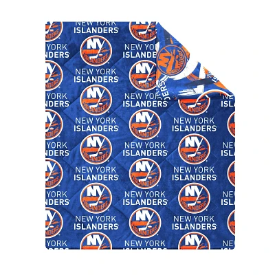 NHL New York Islanders 50 x 60 Two Sided Plush Throw Blanket