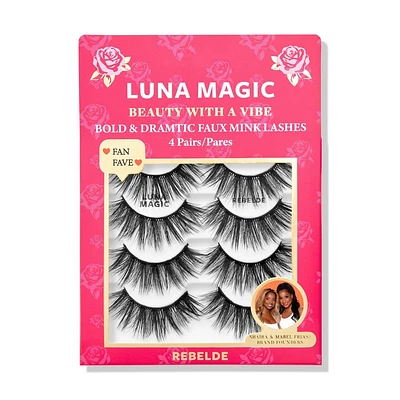 LUNA MAGIC Rebelde Lashes - 4pc