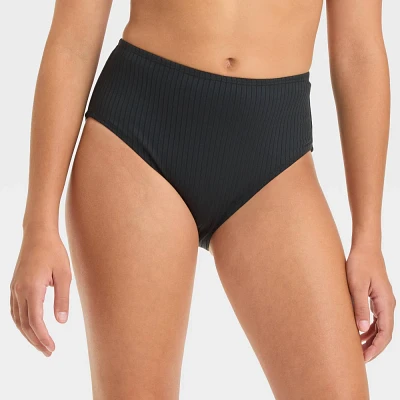 Girls Solid Bikini Swim Bottom