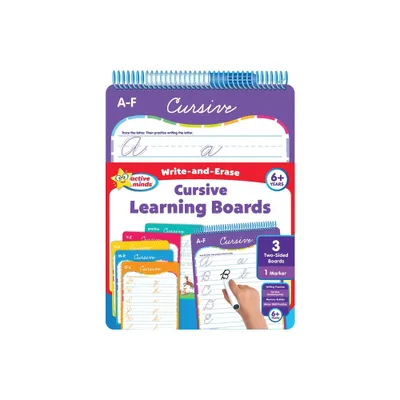 Active Minds Write-And-Erase Cursive Learning Boards - by Sequoia Childrens Publishing (Paperback)