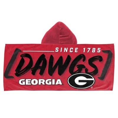 22x51 NCAA Georgia Bulldogs Hooded Youth Beach Towel