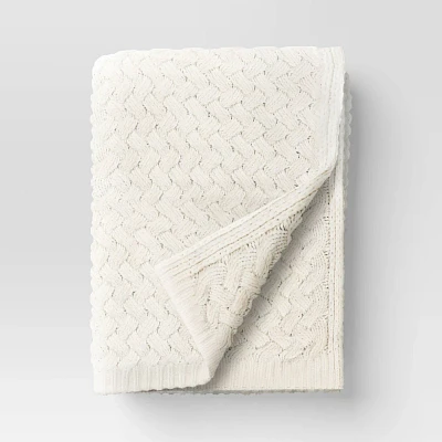 Chenille knit Throw Blanket