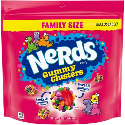 Nerds Gummy Clusters Family Size Candy - 18.5oz