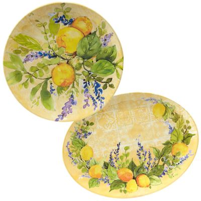 2pc Lemon Zest Platter Set - Certified International