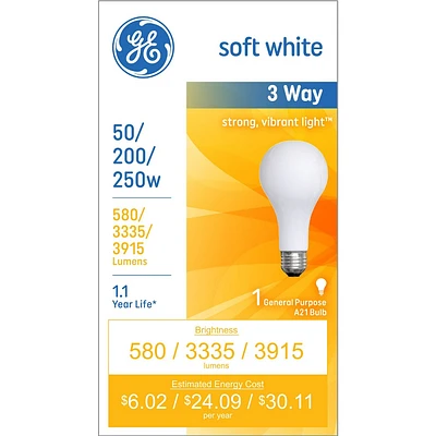 GE 3 Way Light Bulb