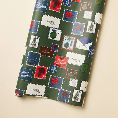 30 sq ft  Printed Christmas Gift Wrap - Hearth & Hand with Magnolia