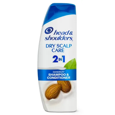 Head & Shoulders 2-in-1 Dandruff Shampoo and Conditioner, Anti-Dandruff Treatment, Dry Scalp Care for Daily Use, Paraben-Free