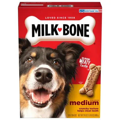 Milk-Bone Biscuits in Beef Flavor Medium Dog Treats