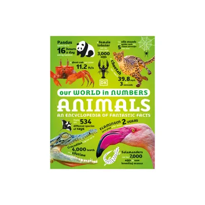 Our World in Numbers Animals - (DK Oour World in Numbers) by DK (Hardcover)