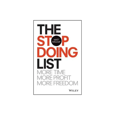 The Stop Doing List - by Matt Malouf (Paperback)