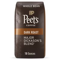 Peets Major Dickason Dark Roast Whole Bean Coffee