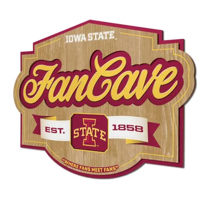 NCAA Iowa State Cyclones Fan Cave Sign