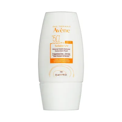 Avne Solaire UV Mineral Multi-Defense Face Fluid Sunscreen - SPF 50 - 1.7 fl oz