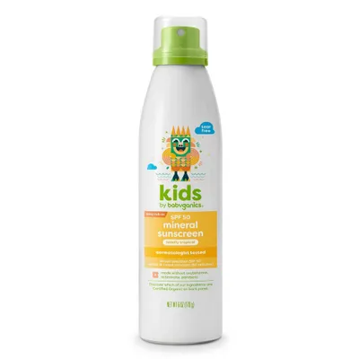 Babyganics Kids Continuous Sunscreen Spray SPF 50 - 6oz